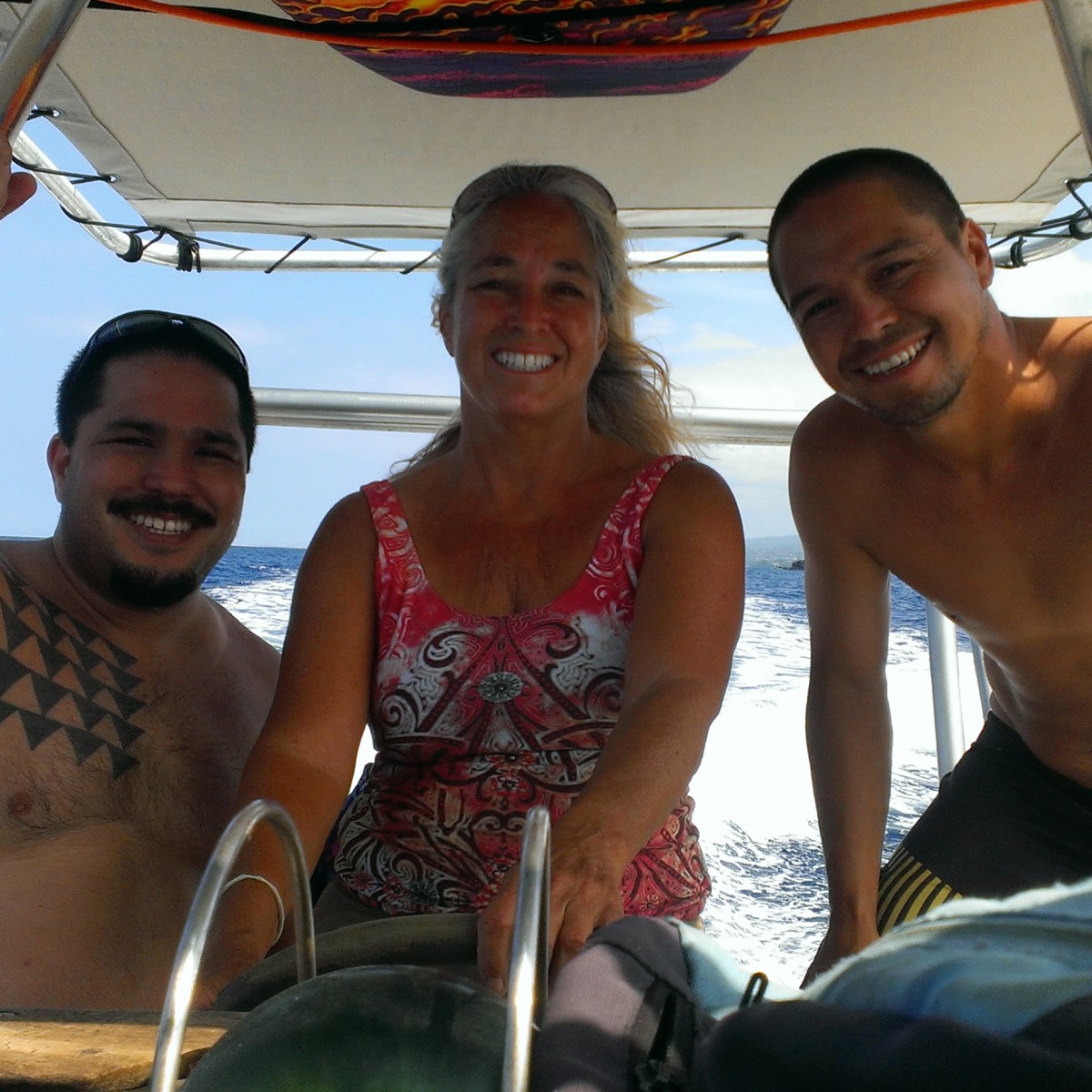 Captain Bambi and her sons Kona Hawaii